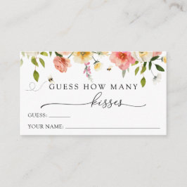 Blossoms and Bees Guess How Many Kisses  Informatiekaartje