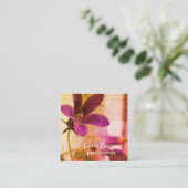 Blossoms Custom Visitekaartje (Staand voorkant)