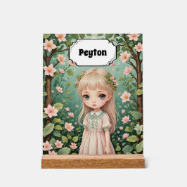 Blossom's Embrace gepersonaliseerd Acryl Bord