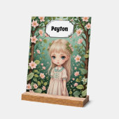 Blossom's Embrace gepersonaliseerd Acryl Bord (Hoek)