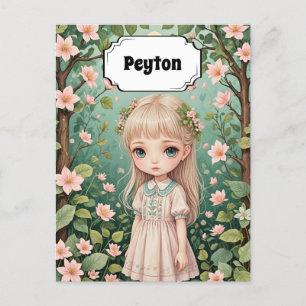 Blossom's Embrace gepersonaliseerd Briefkaart