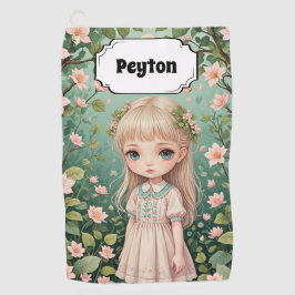 Blossom's Embrace gepersonaliseerd Golfhanddoek