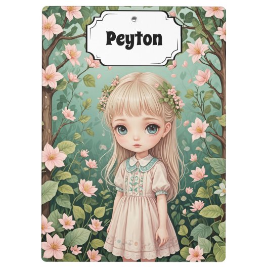 Blossom's Embrace gepersonaliseerd Klembord (Achterkant)