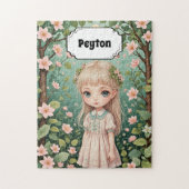 Blossom's Embrace gepersonaliseerd Legpuzzel (Verticaal)