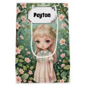 Blossom's Embrace gepersonaliseerd Medium Cadeauzakje (Achterkant)