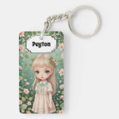Blossom's Embrace gepersonaliseerd Sleutelhanger (achterkant)