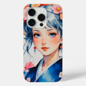 Blossoms in Blue Kimono Case-Mate iPhone Case (Achterkant)
