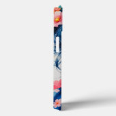 Blossoms in Blue Kimono Case-Mate iPhone Case (Achterkant / Rechts)