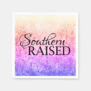 Blossoms of Heritage: Southern Raised Waterverf Servet