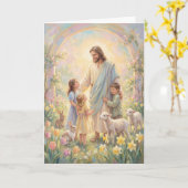 Blossoms of His Love Easter Card Kaart (Gele Bloem)