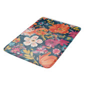 Blossoms of Hope: Vibrant Floral Graphic Badmat (Gekanteld)