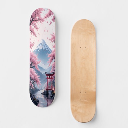 Blossoms & Peaks Edition 3 Persoonlijk Skateboard (Voorkant)