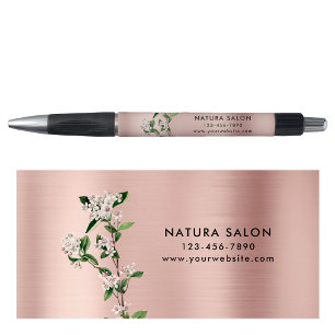 Blossoms Salon Zakelijk Promotie Roos Goud Pen