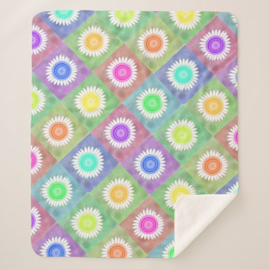 Blossoms Sherpa Deken (Voorkant)