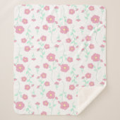 Blossoms Sherpa Deken (Voorkant)