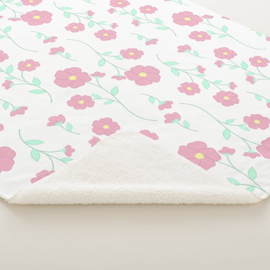 Blossoms Sherpa Deken (3/4)