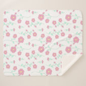 Blossoms Sherpa Deken (Voorkant (horizontaal))