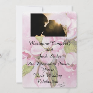 BLOSSOMS  WEDDING INVITATIE TOEPASSEN KAART