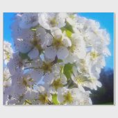 Blossomtak van een peren cadeaupapier (Vlak)