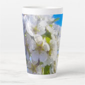 Blossomtak van een peren latte mok (Voorkant)