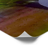 Blossomtak van een peren poster (Hoek)