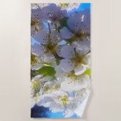 Blossomtak van een peren strandlaken (Voorkant)