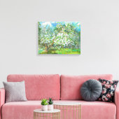 Blossomtuin Canvas Afdruk (Insitu (Woonkamer))