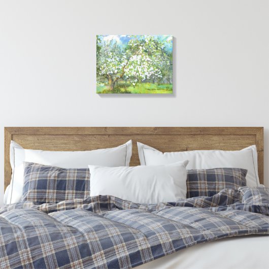 Blossomtuin Canvas Afdruk (Insitu (Slaapkamer))
