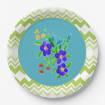 blote Borden met Blauwgroen en Limoen