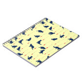 Blote schattige katjes en rode vissen notitieboek (Linkerzijde)