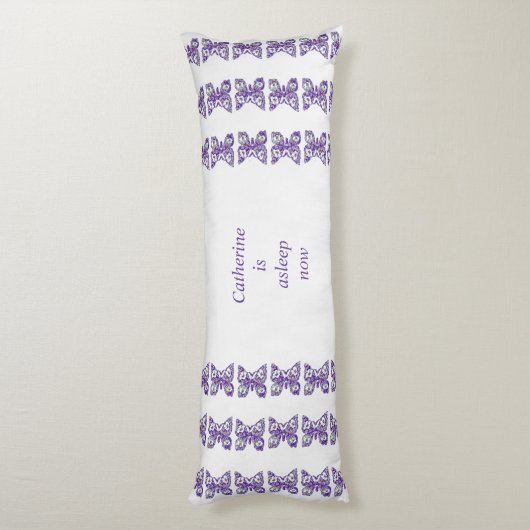 blote vlinders lichaamskussen (Achterkant (Verticaal))