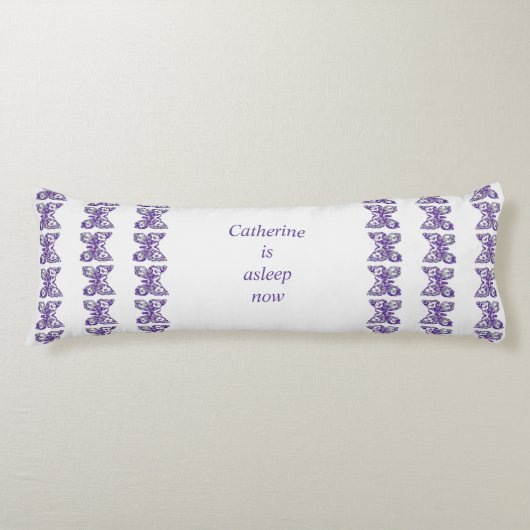 blote vlinders lichaamskussen (Voorkant)