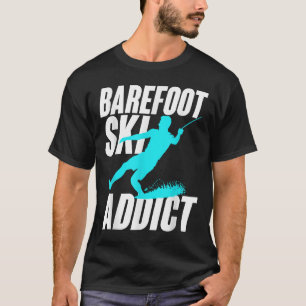 Blote Voet Ski Verslaafde Humoristische Blotevoet T-shirt