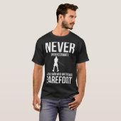 Blotevoeten Waterskiën Waterski's T-shirt (Voorkant volledig)