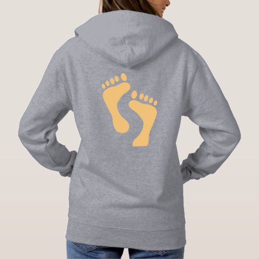 Blotevoetse Strandverslaafde Thunder_Cove Hoodie (Achterkant)