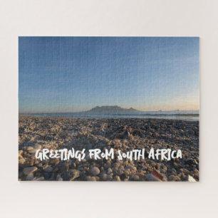 Blouberg Beach Tafel Mountain Ocean Uitzicht Aange Legpuzzel