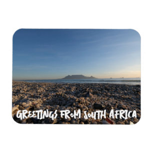 Blouberg Beach Tafel Mountain Ocean Uitzicht Aange Magneet