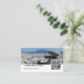 Blouberg Beach Tafelberg gestapelde rotsen Visitekaartje (Staand voorkant)