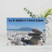 Blouberg Strand Tafelberg Stapelmuren Rotsen Kaart (Staand voorkant)