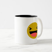 Bloughing / Black 325 ml Two-Tone Mok (Voorkant rechts)