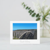 Bloukrans Bridge Tsitsikamma South Africa Briefkaa Briefkaart (Staand voorkant)