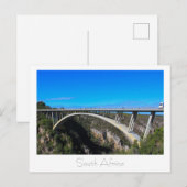 Bloukrans Brug Tsitsikamma Zuid-Afrika Ansichtkaar Briefkaart (Voorkant / Achterkant)