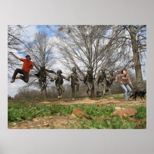Blount Cultural Park Jumping Status Poster (Voorkant)