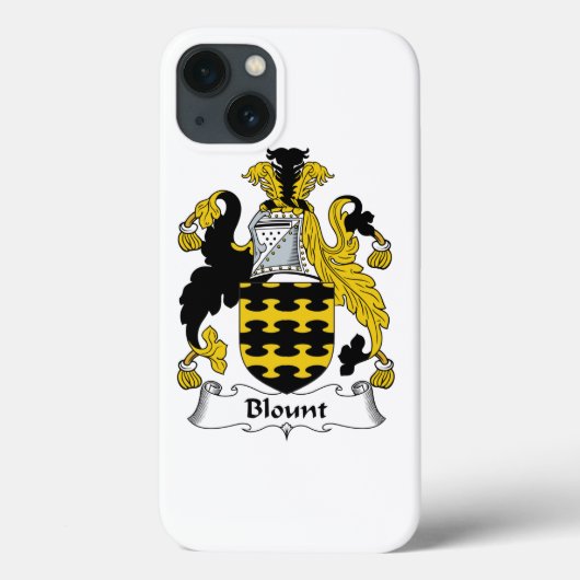Blount Family Crest Case-Mate iPhone Case (Achterkant)