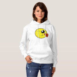 Blow a Kiss Emoji Hoodie