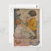 Blow Bubbles Briefkaart (Voorkant / Achterkant)