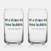 Blow Bubbles Glass Blikvorm Glas (Voorkant)