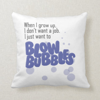 Blow Bubbles Kussen