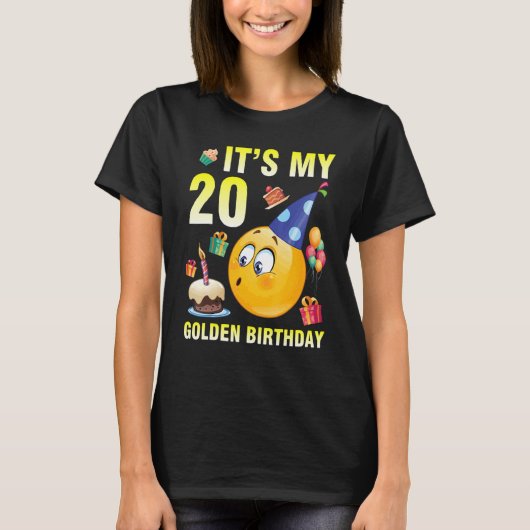 Blow Candle Cake blij voor me... het is mijn 20 Go T-shirt (Voorkant)