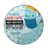 Blow Darts en Dart Board Dartbord (Voorkant)